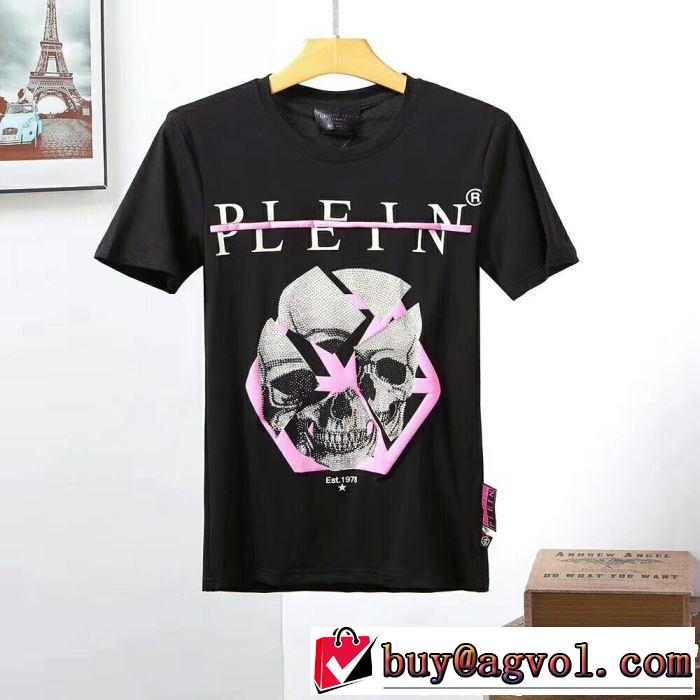 Tシャツ/ティーシャツ 3色可選 2019年春夏シーズンの人気 キレイめ感が強い フィリッププレイン PHILIPP PLEIN