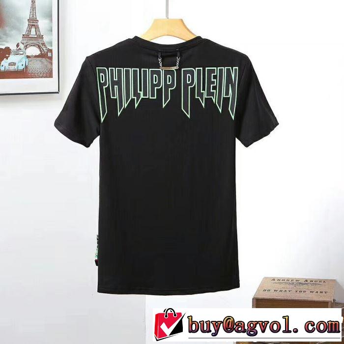 Tシャツ/ティーシャツ 3色可選 2019年春夏シーズンの人気 キレイめ感が強い フィリッププレイン PHILIPP PLEIN