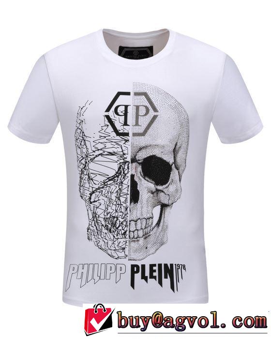 2019年春夏流行ファッション きれいめ上品に フィリッププレイン PHILIPP PLEIN Tシャツ/ティーシャツ 2色可選