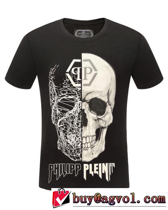 2019年春夏流行ファッション きれいめ上品に フィリッププレイン PHILIPP PLEIN Tシャツ/ティーシャツ 2色可選