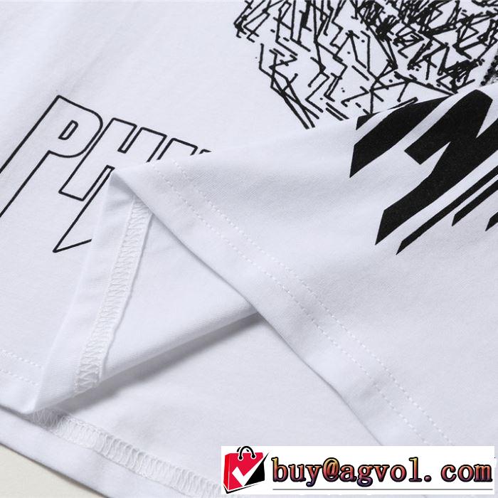 2019年春夏流行ファッション きれいめ上品に フィリッププレイン PHILIPP PLEIN Tシャツ/ティーシャツ 2色可選