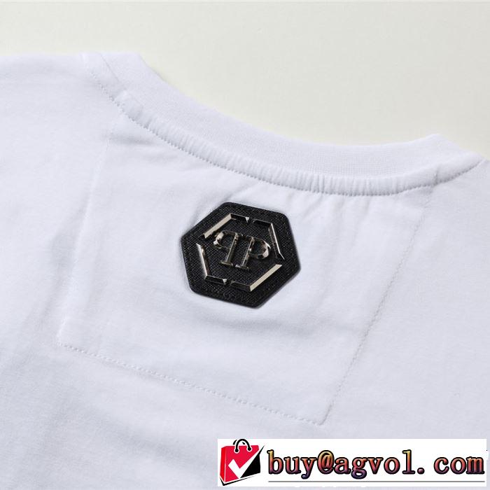 2019年春夏流行ファッション きれいめ上品に フィリッププレイン PHILIPP PLEIN Tシャツ/ティーシャツ 2色可選