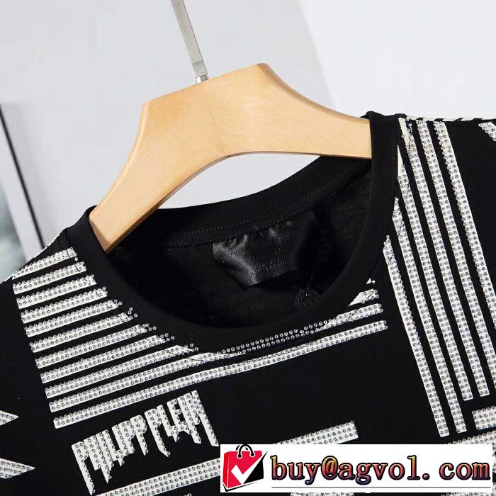 クールな印象を引き立て フィリッププレイン PHILIPP PLEIN Tシャツ/ティーシャツ 2色可選 2019年最新ファッション