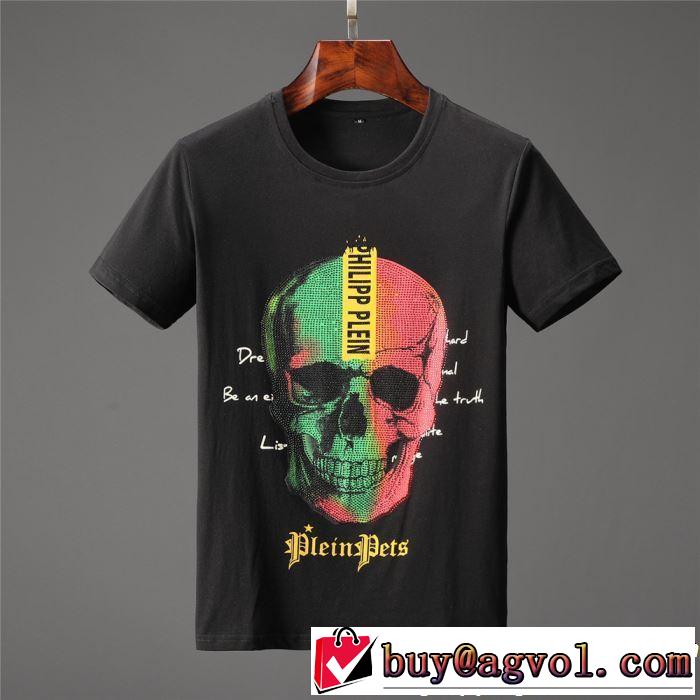 フィリッププレイン PHILIPP PLEIN Tシャツ/ティーシャツ 2色可選 2019夏ファション新品 おすすめ大人かわいい着こなし