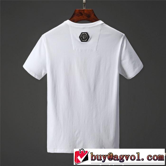 フィリッププレイン PHILIPP PLEIN Tシャツ/ティーシャツ 2色可選 2019夏ファション新品 おすすめ大人かわいい着こなし
