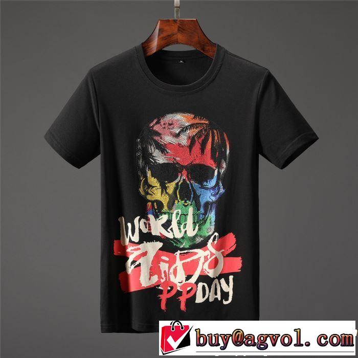Tシャツ/ティーシャツ 2色可選 おしゃれな夏ファッション2019 ぐっと鮮度がアップ フィリッププレイン PHILIPP PLEIN
