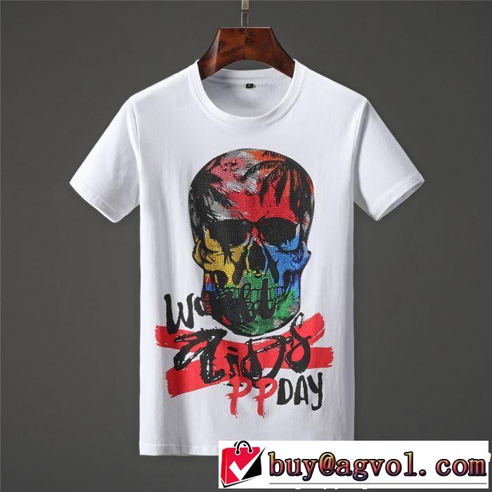 Tシャツ/ティーシャツ 2色可選 おしゃれな夏ファッション2019 ぐっと鮮度がアップ フィリッププレイン PHILIPP PLEIN