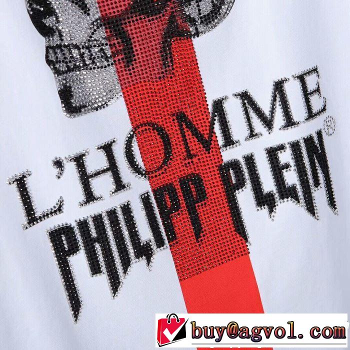 フィリッププレイン PHILIPP PLEIN Tシャツ/ティーシャツ 2色可選 2019年の春夏に着たい さわやか夏スタイル新品