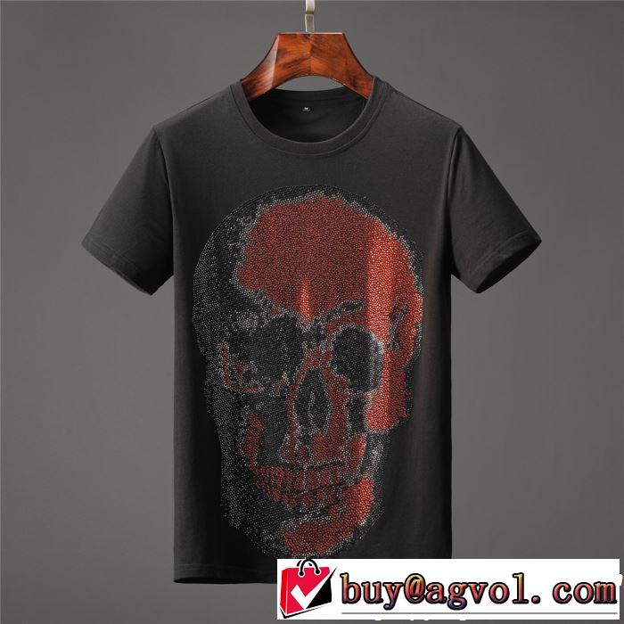 PHILIPP PLEIN Tシャツ/ティーシャツ 大人カジュアル夏ファッション2019 クラシカルな雰囲気 フィリッププレイン
