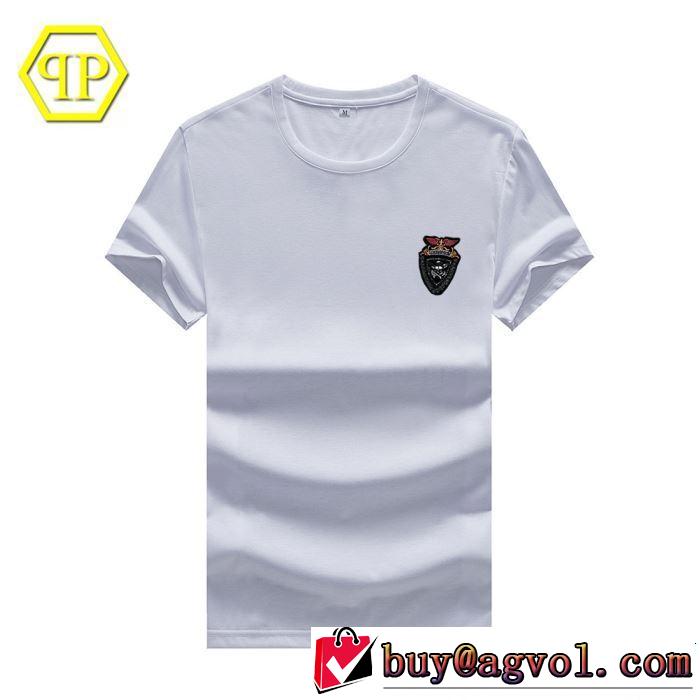2色可選 【2019春夏】最新コレクション サラサラの着心地 フィリッププレイン PHILIPP PLEIN Tシャツ/ティーシャツ