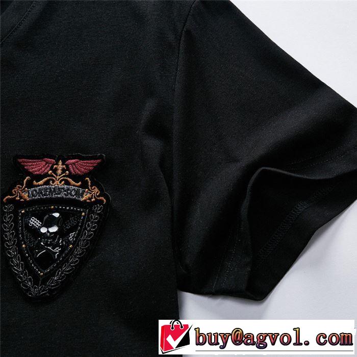 2色可選 【2019春夏】最新コレクション サラサラの着心地 フィリッププレイン PHILIPP PLEIN Tシャツ/ティーシャツ