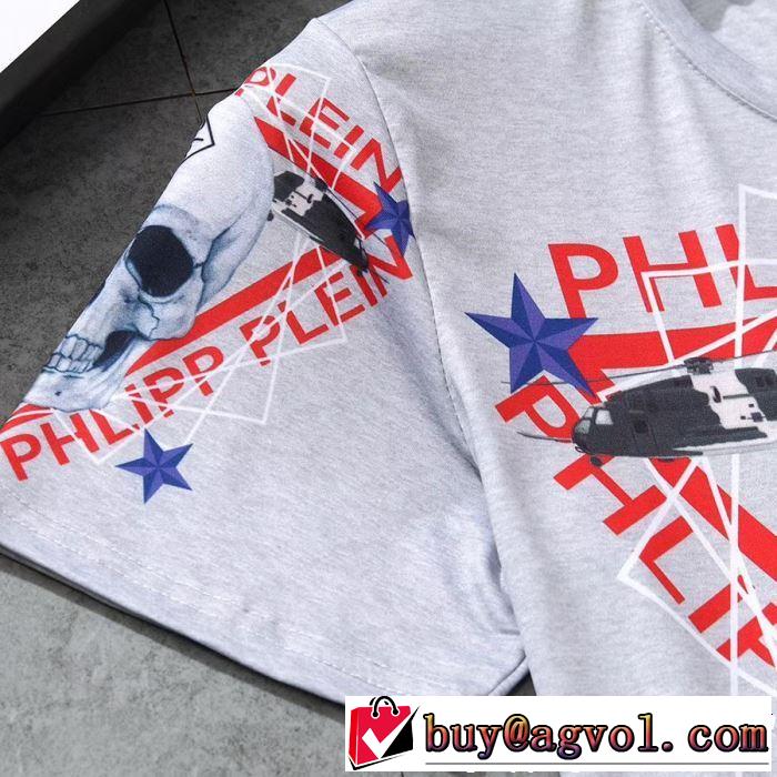 【2019年】夏のファッション こなれ感を引き立たせ フィリッププレイン PHILIPP PLEIN Tシャツ/ティーシャツ 3色可選