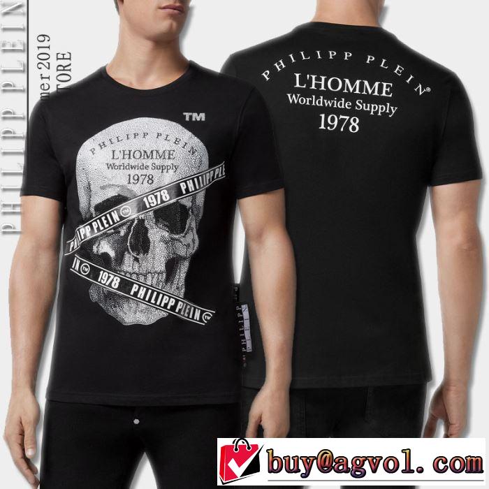 フィリッププレイン PHILIPP PLEIN Tシャツ/半袖 2019年夏の一押しファッションアイテム 2色可選 夏らしい季節感
