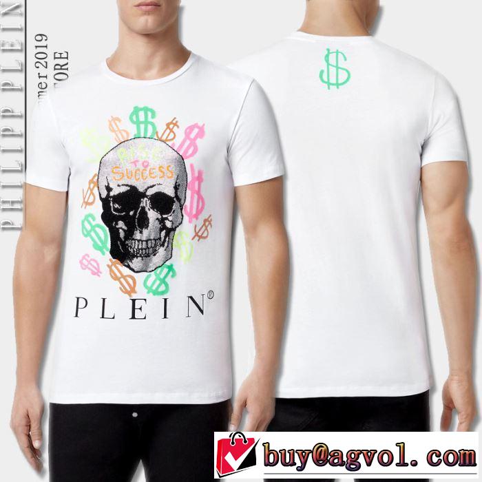 Tシャツ/半袖2019夏ファション新品  2色可選フィリッププレイン PHILIPP PLEIN 特に夏は人気アイテム
