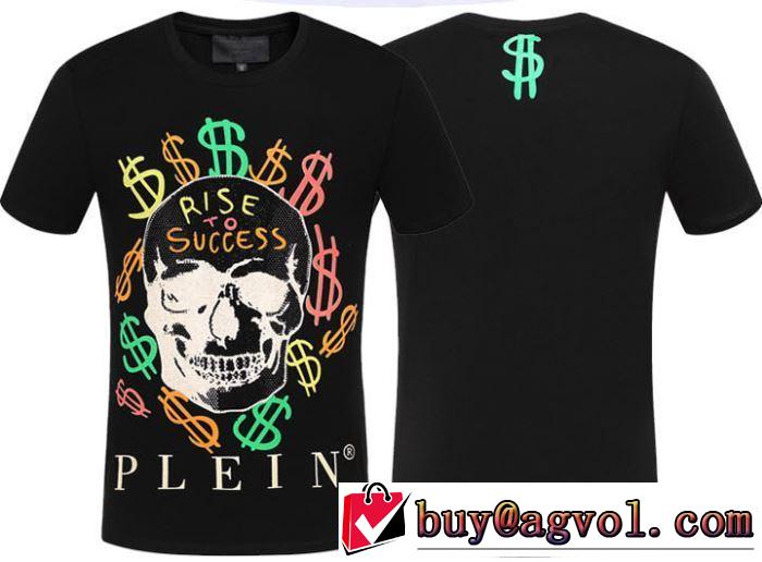 Tシャツ/半袖2019夏ファション新品  2色可選フィリッププレイン PHILIPP PLEIN 特に夏は人気アイテム