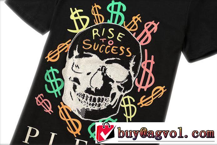 Tシャツ/半袖2019夏ファション新品  2色可選フィリッププレイン PHILIPP PLEIN 特に夏は人気アイテム