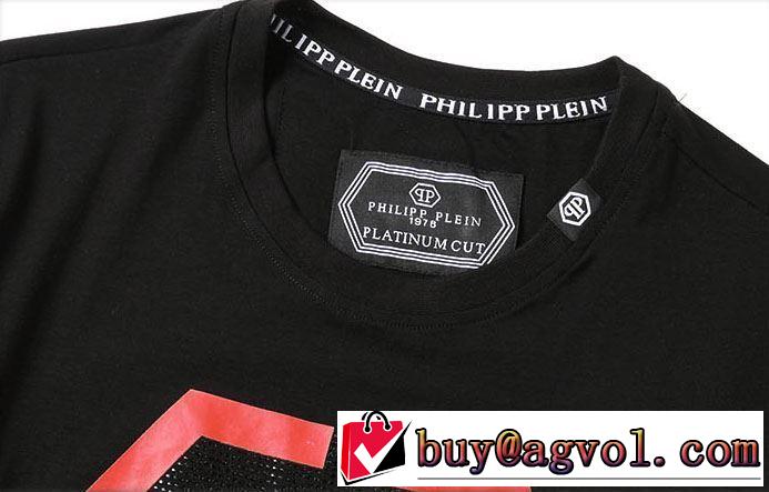 PHILIPP PLEIN Tシャツ/半袖 2019春夏は人気定番 2色可選 都市独特のトレンドアイテム フィリッププレイン