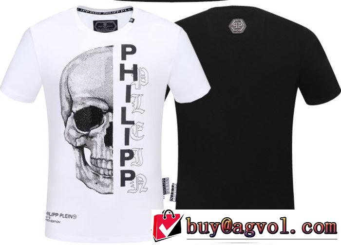季節感のあるファッション PHILIPP PLEIN Tシャツ/半袖 2色可選フィリッププレイン 2019SS 夏らしい季節感