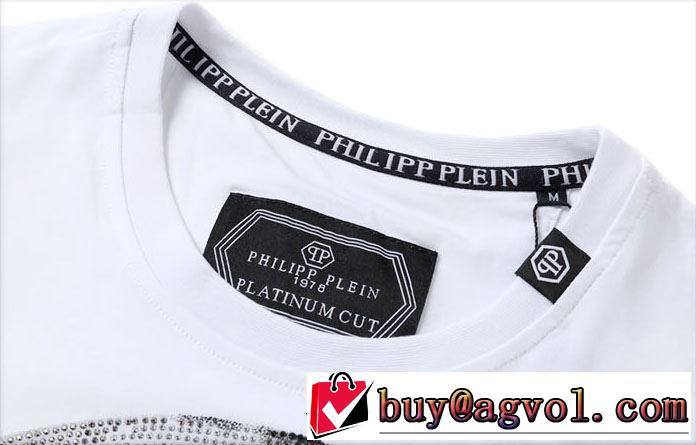 季節感のあるファッション PHILIPP PLEIN Tシャツ/半袖 2色可選フィリッププレイン 2019SS 夏らしい季節感