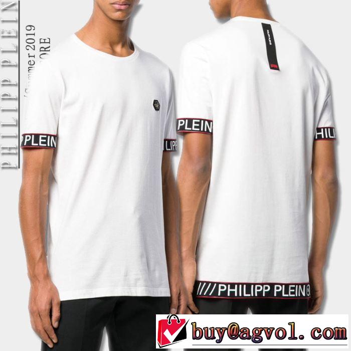 今年春夏ファション流行り PHILIPP PLEIN  Tシャツ/半袖2019年春夏シーズンの人気  2色可選フィリッププレイン