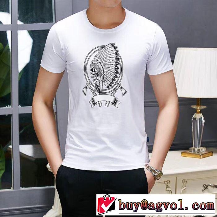 フィリッププレイン 特に夏は人気アイテム PHILIPP PLEIN 今流行りの最新コレクション 2色可選  Tシャツ/半袖