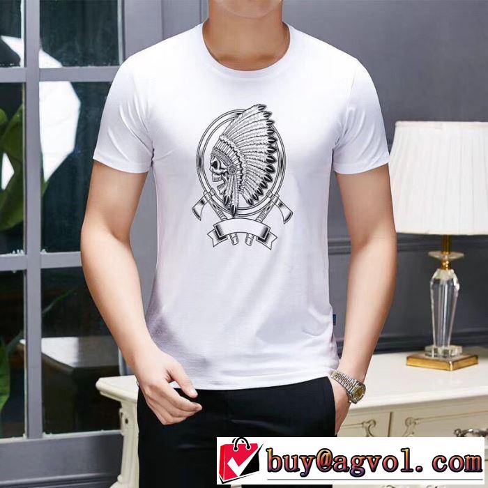 フィリッププレイン 特に夏は人気アイテム PHILIPP PLEIN 今流行りの最新コレクション 2色可選  Tシャツ/半袖
