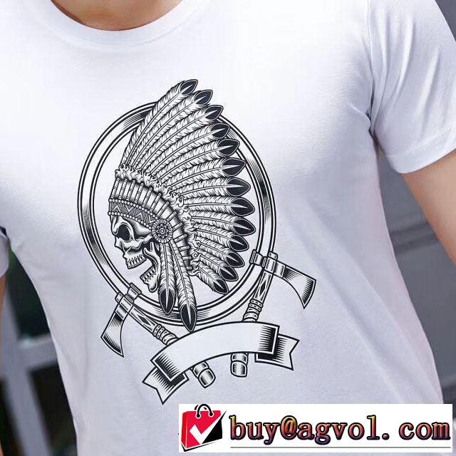 フィリッププレイン 特に夏は人気アイテム PHILIPP PLEIN 今流行りの最新コレクション 2色可選  Tシャツ/半袖