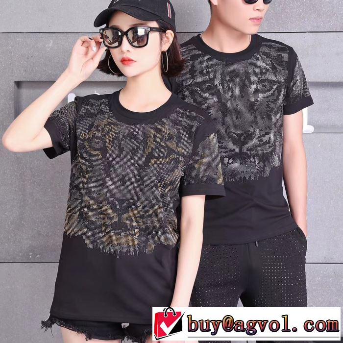 今風の着こなし新品 Tシャツ/半袖 PHILIPP PLEIN フィリッププレイン2019春夏人気トレンドアイテム