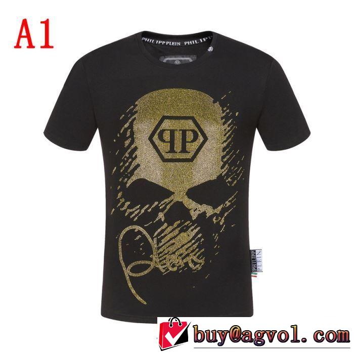 注目度が高まり最新コレクション Tシャツ/半袖 3色可選 PHILIPP PLEIN2019SSのトレンド商品  フィリッププレイン