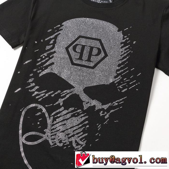 注目度が高まり最新コレクション Tシャツ/半袖 3色可選 PHILIPP PLEIN2019SSのトレンド商品  フィリッププレイン
