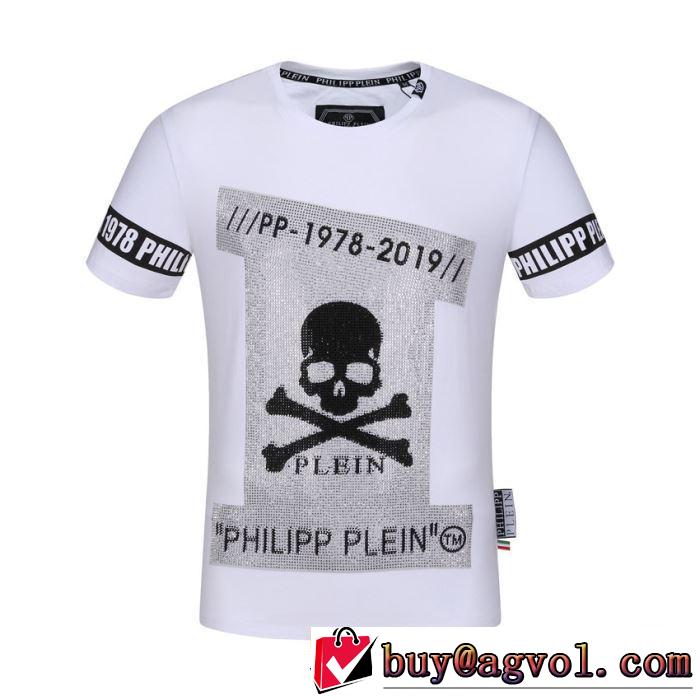2色可選フィリッププレイン 2019夏ファション新品  PHILIPP PLEIN 都市独特のトレンドアイテム Tシャツ/半袖