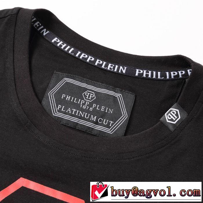 PHILIPP PLEIN トレンドアイテムとして継続 Tシャツ/半袖 2色可選フィリッププレイン 2019夏ファション新品