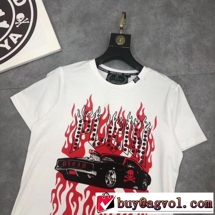特に夏は人気アイテム Tシャツ/半袖 2色可選フィリッププレイン PHILIPP PLEIN 2019年夏の一押しファッションアイテム