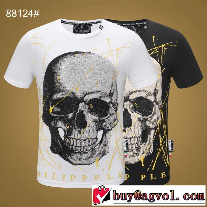 PHILIPP PLEIN Tシャツ/半袖今期注目のブランドトレンド  2色可選フィリッププレイン 2019春夏は人気定番