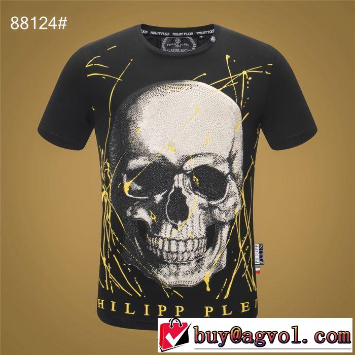 PHILIPP PLEIN Tシャツ/半袖今期注目のブランドトレンド  2色可選フィリッププレイン 2019春夏は人気定番