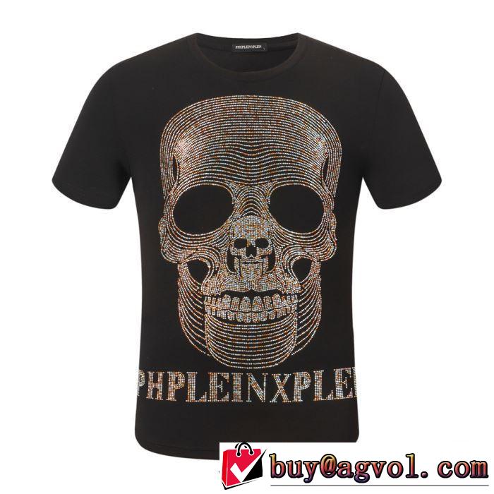 2019年春夏シーズンの人気 Tシャツ/半袖 夏に良く似合うちょっと新品 フィリッププレイン PHILIPP PLEIN