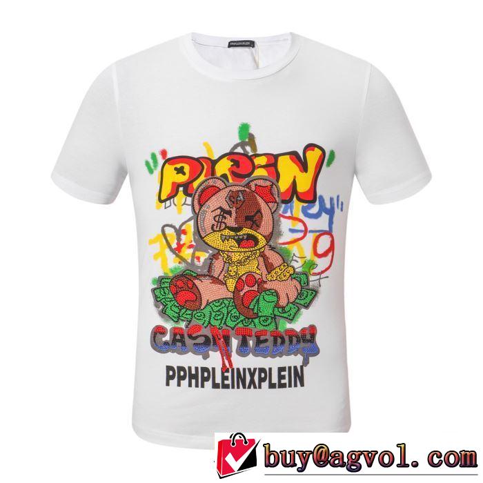 《2019年》今、注目のストリート PHILIPP PLEIN Tシャツ/半袖  2色可選フィリッププレイン 大人らしく仕上げ