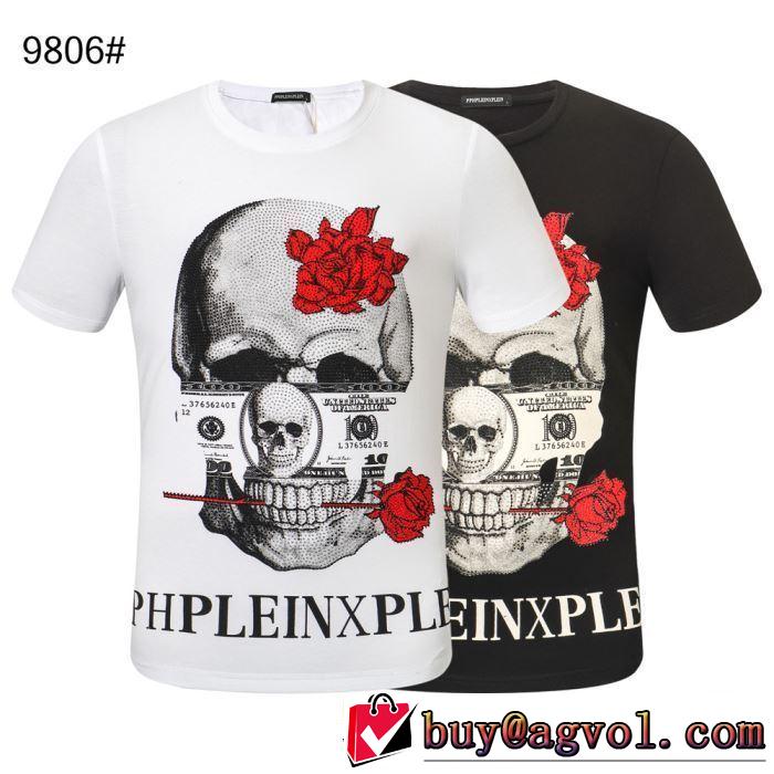 ぜひ今年のトレンドをチェック Tシャツ/半袖 PHILIPP PLEIN 2色可選フィリッププレイン2019年春夏シーズンの人気