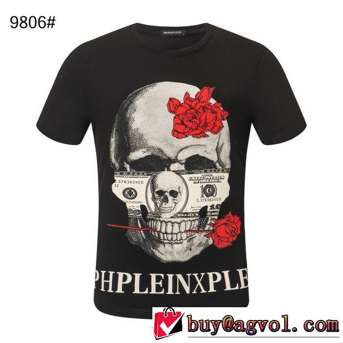 ぜひ今年のトレンドをチェック Tシャツ/半袖 PHILIPP PLEIN 2色可選フィリッププレイン2019年春夏シーズンの人気