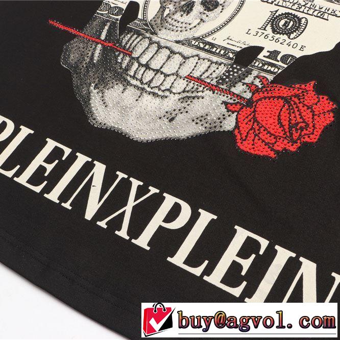 ぜひ今年のトレンドをチェック Tシャツ/半袖 PHILIPP PLEIN 2色可選フィリッププレイン2019年春夏シーズンの人気