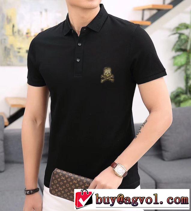 今風の着こなし新品  Tシャツ/半袖  2色可選フィリッププレイン2019春夏は人気定番  PHILIPP PLEIN