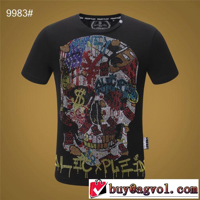 2019春夏は人気定番 フィリッププレイン  PHILIPP PLEIN トレンドアイテムとして継続  Tシャツ/半袖