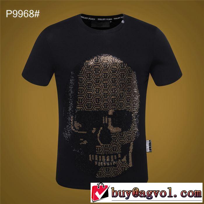 2019春夏は人気定番  Tシャツ/半袖  フィリッププレイン 今風の着こなし新品 PHILIPP PLEIN