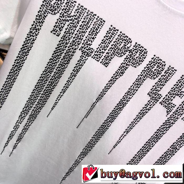Tシャツ/半袖 最新のトレンドブランド人気的 2色可選フィリッププレイン2019春夏は人気定番 PHILIPP PLEIN