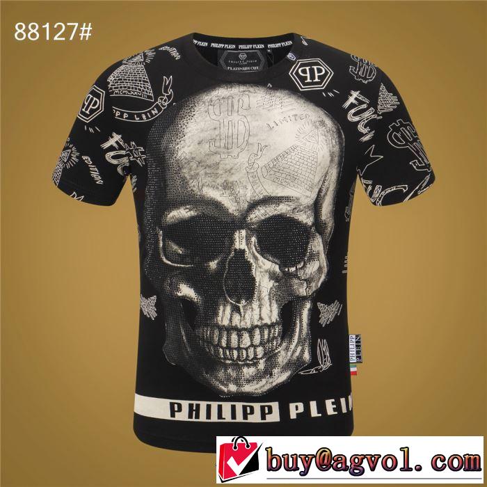 最新のトレンドブランド人気的  PHILIPP PLEIN 2019春夏は人気定番 Tシャツ/半袖  2色可選フィリッププレイン