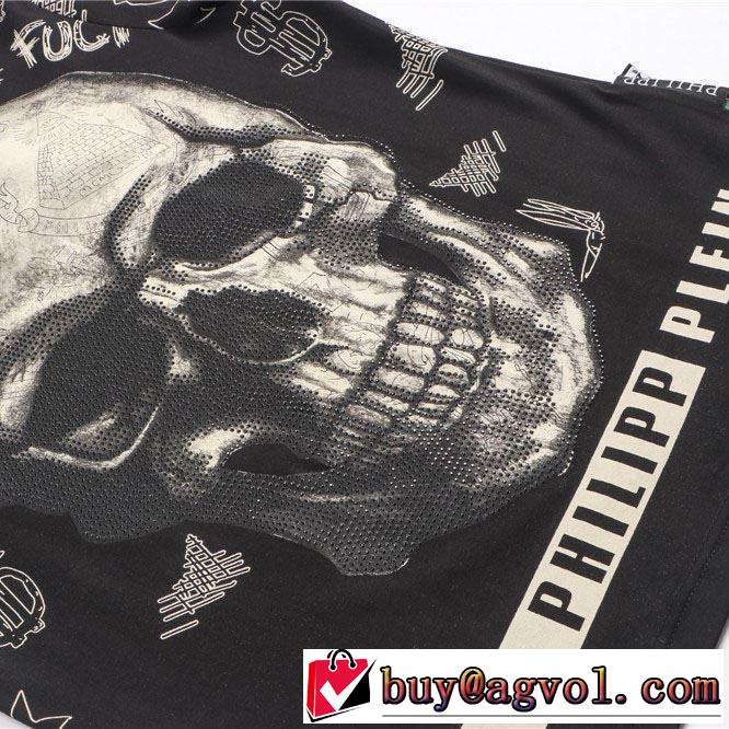 最新のトレンドブランド人気的  PHILIPP PLEIN 2019春夏は人気定番 Tシャツ/半袖  2色可選フィリッププレイン