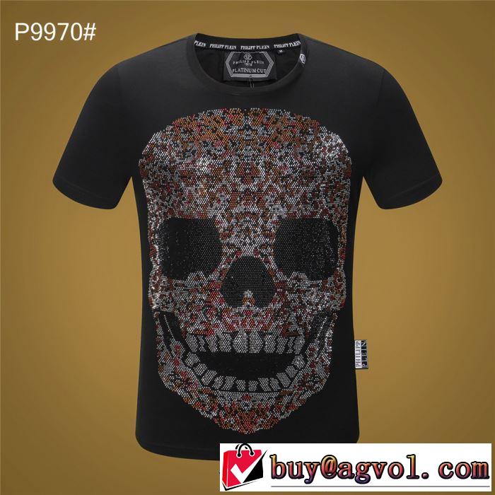 Tシャツ/半袖 2019SS 主張性もカジュアルさフィリッププレイン絶妙にオシャレ人気アイテム PHILIPP PLEIN