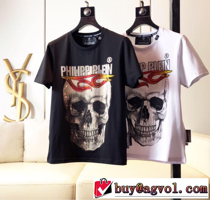 2色可選フィリッププレイン PHILIPP PLEIN2019年夏の一押しファッションアイテム Tシャツ/半袖 主張性もカジュアルさ