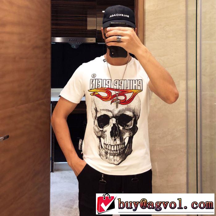 2色可選フィリッププレイン PHILIPP PLEIN2019年夏の一押しファッションアイテム Tシャツ/半袖 主張性もカジュアルさ