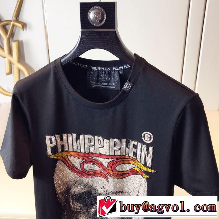 2色可選フィリッププレイン PHILIPP PLEIN2019年夏の一押しファッションアイテム Tシャツ/半袖 主張性もカジュアルさ